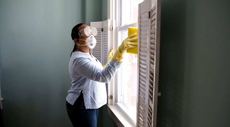 Woman Cleaning